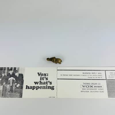 Vox Warranty Registration Card – Late 1960s image 3