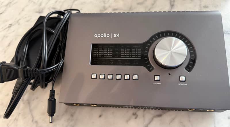 Universal Audio Apollo x4 QUAD GEN 1 Thunderbolt 3 Audio Interface 2020 - Present - Gray w/Sonarworks image 1