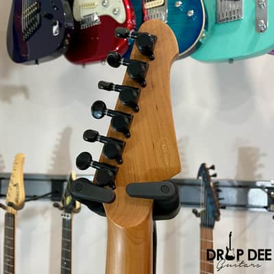 Balaguer Select Series Diablo Retro 27 FR Electric Guitar w/ Bag-Gloss Solid Cerulean Blue image 15
