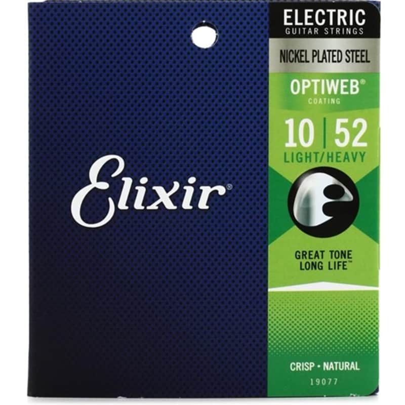 19077 Optiweb Electric Guitar Strings Light/Heavy-,.010 - .052 image 1