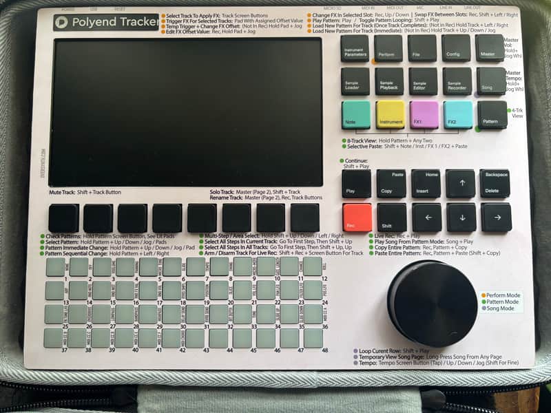 Polyend Tracker Standalone Audio Workstation 2020 - Present - Black image 1