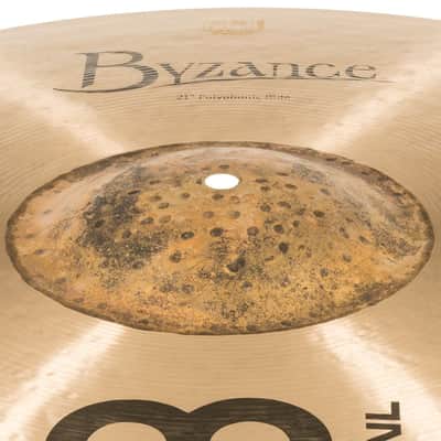 Meinl Byzance Traditional Polyphonic Ride Cymbal 21" image 4
