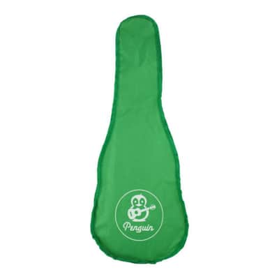 Amahi Penguin Soprano Ukulele w/Bag | Shamrock Green image 2
