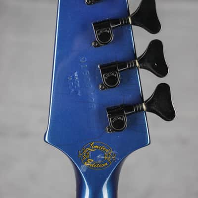 Rare Gibson Thunderbird 2000 Sapphire Blue Limited Edition OHSC image 15