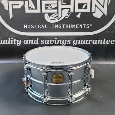 Pearl Ian Paice Signature Stainless Steel Snare Drum 6.5" × 14"(CLEARENCE) image 4