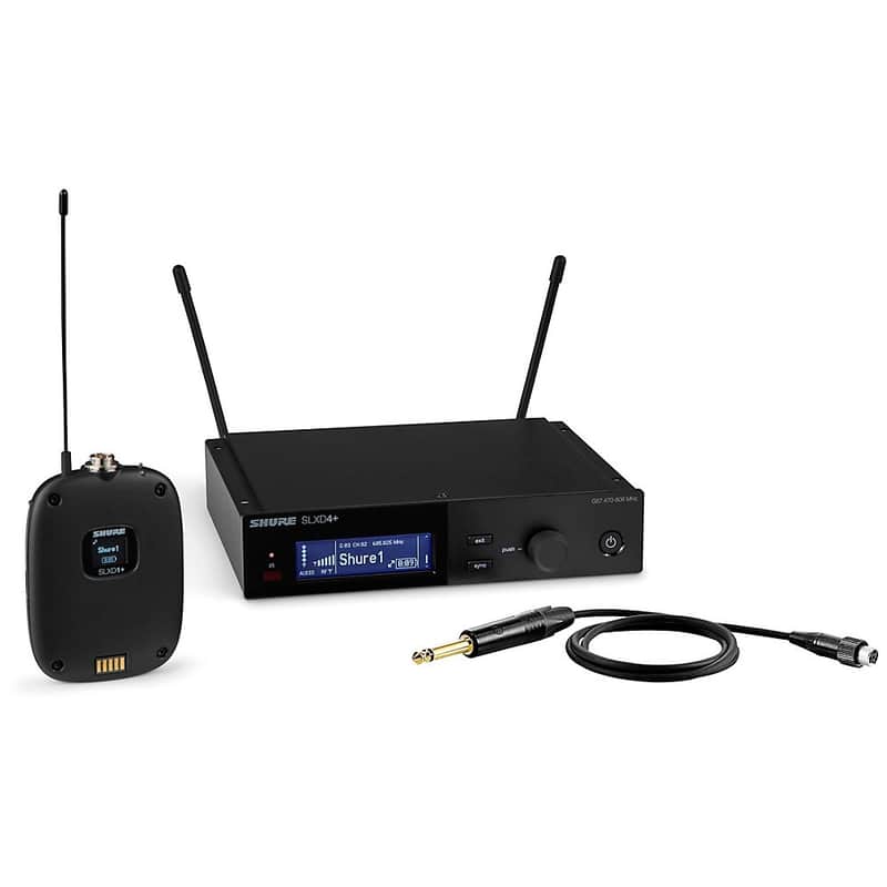 Shure SLXD14+ Digital Wireless Bodypack System for Guitar / Bass - Band G57 image 1