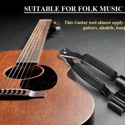 Guitar String Winder Cutter Pin Puller - 3 In 1 Multifunctional Guitar Maintenance Tool/String Peg Winder + String Cutter + Pin Puller Instrument Accessories (Style-A) image 4