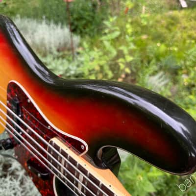 1973 Fender Jazz Bass - Rosewood Fretboard - Sunburst - OHSC image 10