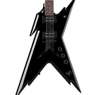 New Dean Razorback X Classic Black Electric Guitar NEW image 2