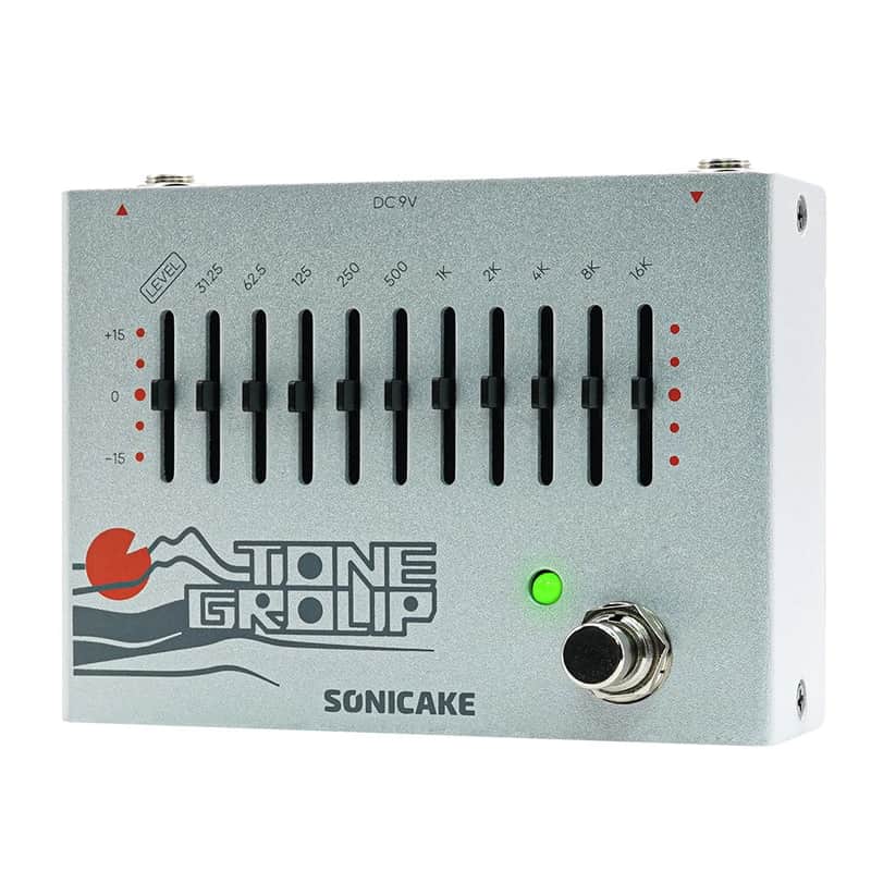 New SONICAKE Effects Pedal Tone Group 10-Band EQ Guitar Equalizer Guitar True Bypass image 1