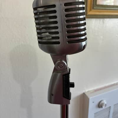 Shure 55SH Cardioid dynamic microphone 1960s imagen 4