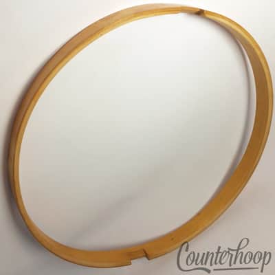 Gretsch 14"3Ply Natural Maple Wood Hoop/Rim Snare Drum Resonant Marching USA 50s image 2
