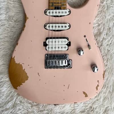 Charvel Rick Graham Signature Pro-Mod DK24 2PT MPL Electric Guitar, Shell Pink image 1