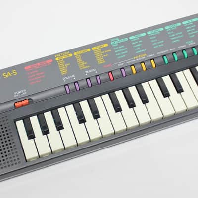Vintage 80s Casio SA 5 ( SA5 )  Keyboard Keyboard Synthesizer Synth LoFi w Drum Sounds