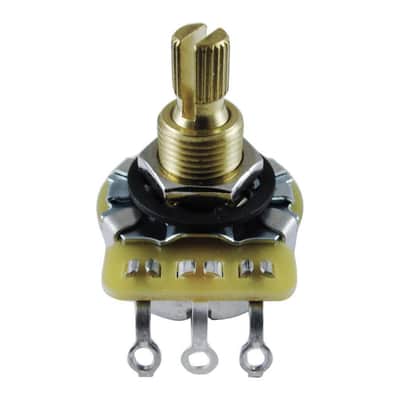 2 x 500K Linear Taper CTS Pot, Linear, Knurled Shaft for Gibson Les Paul®, Standard ⅜" Bushing image 2
