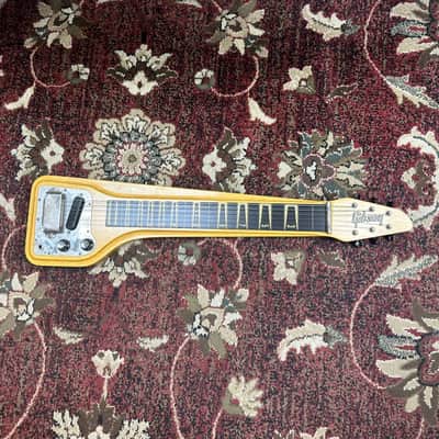Gibson EH-500 Skylark Korina Lap Steel & Hard Case Mid 1960's w/ GA-5T Skylark Tube Amplifier image 9