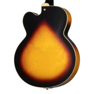 Epiphone Broadway Hollowbody Guitar w/ Gig Bag - Vintage Sunburst image 8