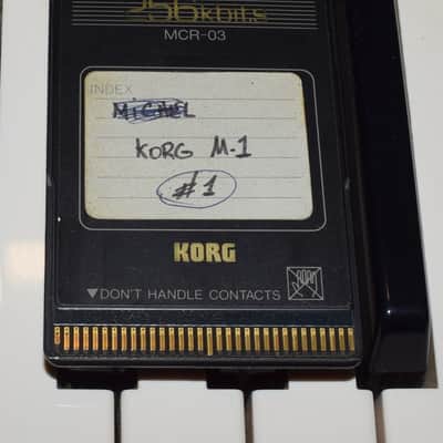 Korg M1 Wavestation Memory Card RAM MCR-03 256 Kbits