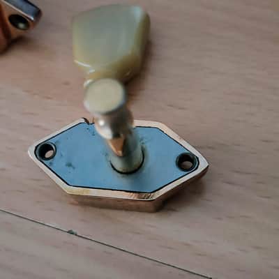 Gibson Kluson Waffleback tuners 50s/60s - Gold image 5