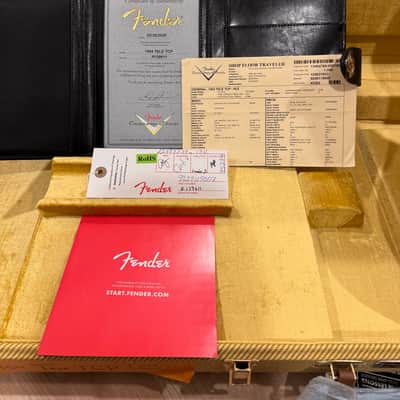 Fender 1954 Custom Shop Telecaster Time Capsule Package 2025 - HLE Gold image 10