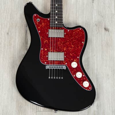 Suhr Classic JM HH Guitar, Tonepros TP6 Bridge, Indian Rosewood Fretboard, Black image 2