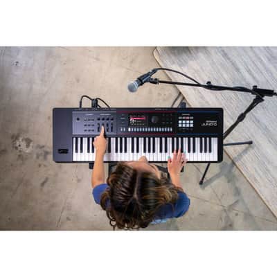 Roland JUNO-D6 61-Key Synth-Action Keyboard Synthesizer with ZEN-Core Engine, Color Display, and Eight Phrase Pads (Black) image 7