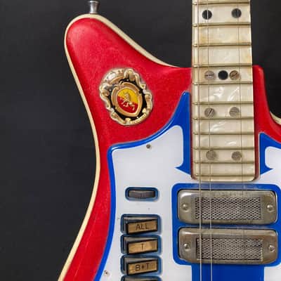 Bartolini Gemelli 4v Vintage Red Sparkling Leider Made in Italy image 6