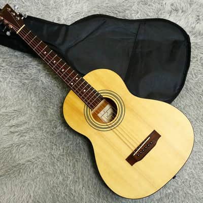 S.Yairi Mini size Acoustic Guitar YM-16/N High quality made w/Soft