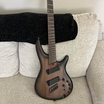 Ibanez SRC6MS-BLL Bass Workshop Multi-Scale Soundgear 2023 - Present - Black Stained Burst Low Gloss image 1