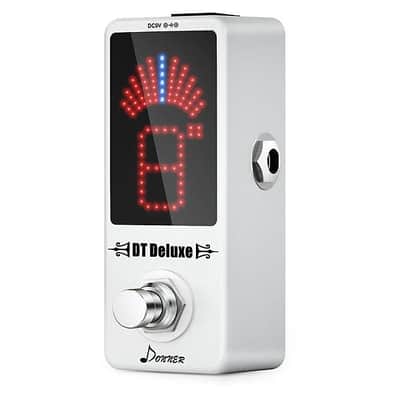 Donner New Tuner DT Deluxe Guitar Tuner Pedal +/- 1 Cent True Bypass image 4