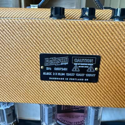 Benson Amps Bellringer 35-Watt 1x12" Guitar Combo 2024 - Present - Various image 3