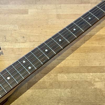 Squier Paranormal Custom Nashville Stratocaster “Partsecaster” 2025 - Chocolate 2-Colour Sunburst image 3