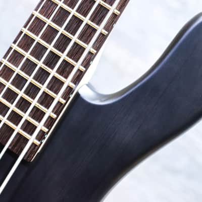 Warwick RockBass Streamer Standard 5-String Left-Handed Nirvana Black Transparent Satin image 5