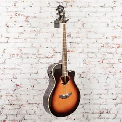 YAMAHA APX600 OVS OLD VIOLIN SUNBURST APX THINLINE CUTAWAY A//E image 4