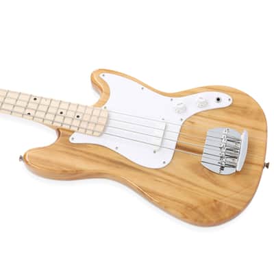 Glarry 30in GB Electric Bass Guitar Short Scale Burlywood image 4