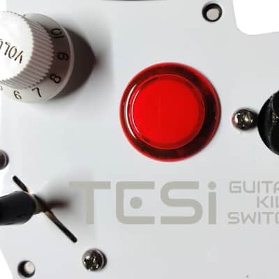 Tesi DITO 24MM Arcade Button Momentary Guitar Kill Switch Translucent Red