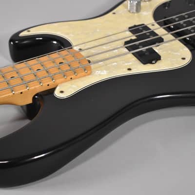 1997 Fender American Deluxe Precision Bass Black Finish w/OHSC image 9