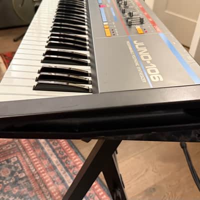 Roland Juno-106 61-Key Programmable Polyphonic Synthesizer 1984 - 1985 - Black image 4