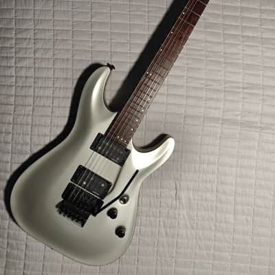 Schecter Stealth C-1 FR 2014 - Satin Silver w/Case image 2