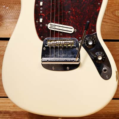 Fender MG-69 Mustang Reissue MIJ Olympic White w/ Duncan Pickup 20316 image 6