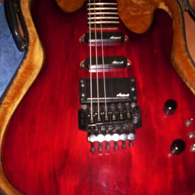 Vintage Aria Pro II / Case CT Series /Floyd Rose early 80's Red Mahogany image 13