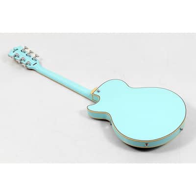 D'Angelico Premier Series SS Semi-Hollow Electric Guitar Regular Sky Blue image 2