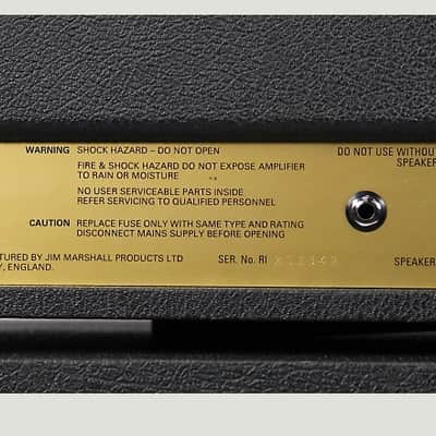 Marshall JTM 45 MKII reissue head and 2×12 cab 1989 Black image 7