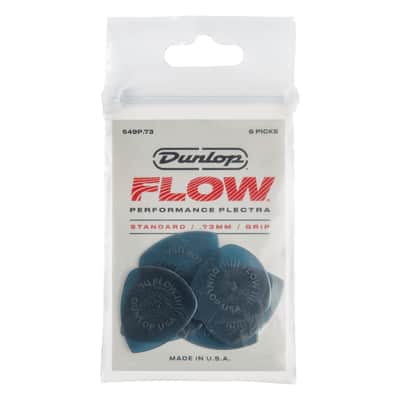 Dunlop 549 Flow Standard Pick 0,73 mm - Set of Picks image 1