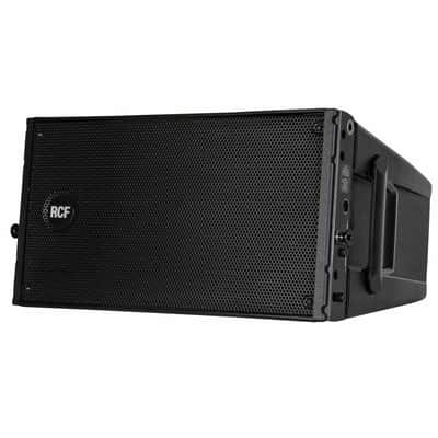RCF HDL 10-A Active Powered Line Array DJ PA Speakers 2 Pack with Fight Cases image 3
