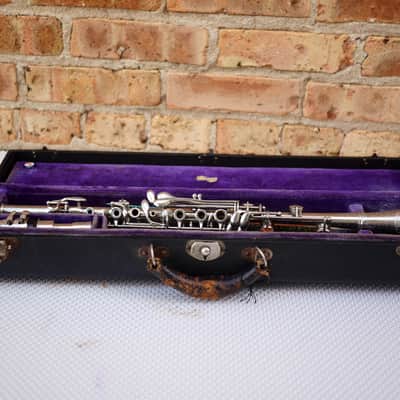 Peddler Metal Clarinet Vintage 1920s - Silver image 20