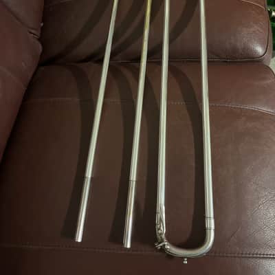 Conn 4H Bb Tenor Trombone (1916) SN 150890 (Gold wash bell) (4) (S) (LP) (professional) 7” Bell image 13