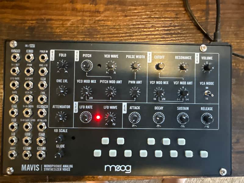 Moog Mavis Monophonic Analog Synthesizer Voice 2022 - Present - Black image 1