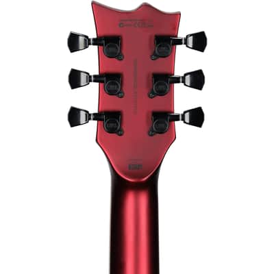 ESP LTD EC-256FM Electric Guitar, Candy Apple Red Satin image 3