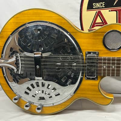 Galveston Singlecut Acoustic Electric Resonator Guitar image 2